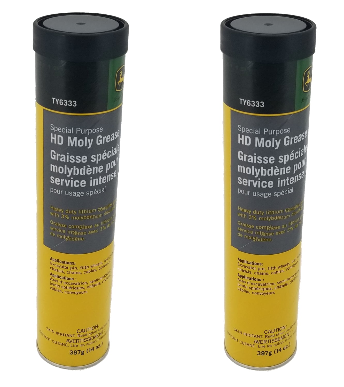 John Deere Original Equipment HD Moly Grease Grease (SET OF 2) TY6333