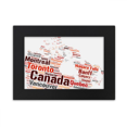 thumbnail image 1 of Cananda Map with City Names Landmarks Desktop Photo Frame Ornaments Picture Art Painting, 1 of 3