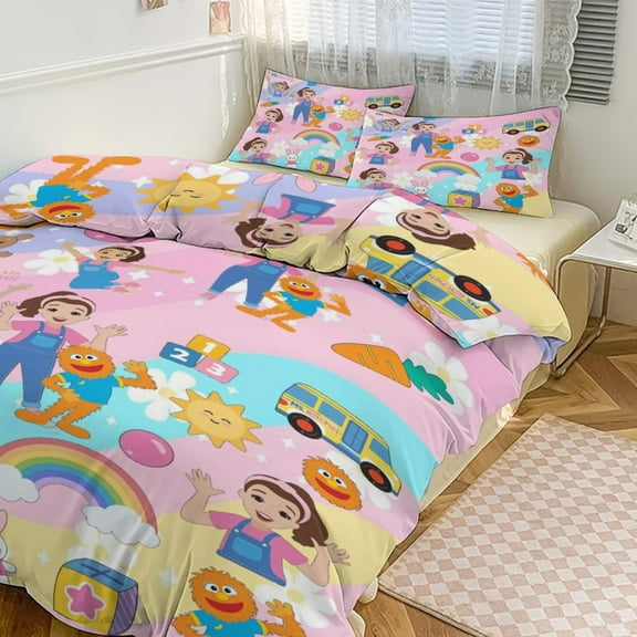 Ms Rachel 3-Piece Bedding Set Duvet Cover Pillow Shams Soft Pillowcases Quilts Covers