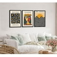 thumbnail image 4 of Gallery Wall Art Picasso Matisse Bauhaus Set Canvas Prints Abstract Paintings Posters Orange Black Modern Minimalist Wall Decor Pictures Suitable for Bedroom Living Room Decor（Only canvas）, 4 of 6
