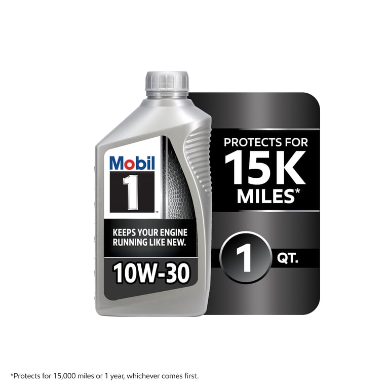 Mobil 1 Advanced Full Synthetic Motor Oil 10W-30, 1 Quart