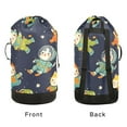 thumbnail image 4 of RMDQTR Durable Large Laundry Backpack with Drawstring Closure Ideal for Laundry Trips,Travel&Camping Cartoon Cats in Space, 4 of 7