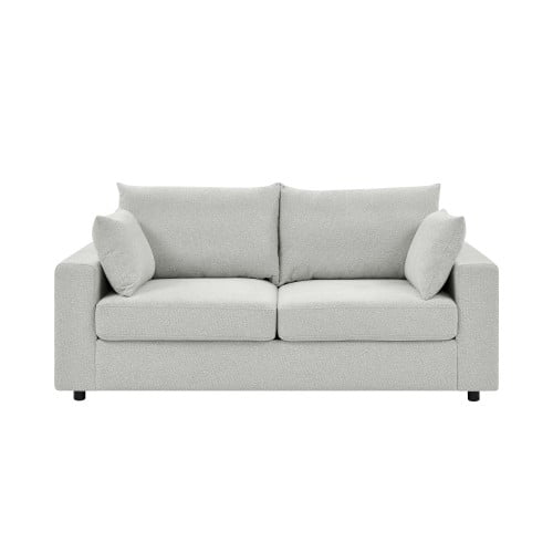 Modern 78" Upholstered Sofa with Deep Cushions & Removable Pillows