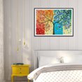 thumbnail image 4 of Punto de cruz completo 14CT Four Seasons Fortune Tree bordado estampado manualidades DIY Likrtyny  Arte deco, 4 of 9