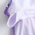 thumbnail image 6 of lnmuld Girls Training Swimsuit Tie Dye Full Coverage Competitive Racing Swimwear Color:Purple,Size:10-11 Years, 6 of 7