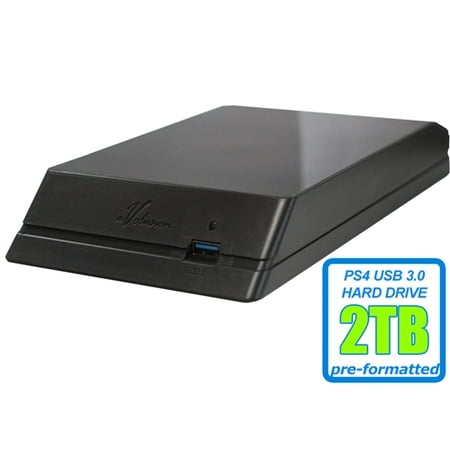Avolusion HDDGear 2TB USB 3.0 External Gaming Hard Drive (for PS4, PS4 Slim, PS4 Slim Pro) - 2 Year