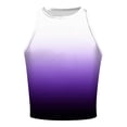 thumbnail image 4 of Camisole Tank Tops for Women Gradient Racerback Crew Neck Summer Basic Slim Cute Tops 2025, 4 of 4