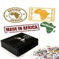 thumbnail image 3 of Ambesonne African Jigsaw Puzzle, Grunge Stamps Design, Heirloom-Quality Fun Activity for Family Durable Cardboard, 1000 pcs, Yellow and Red, 3 of 6