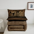 thumbnail image 5 of Camo Mallard Duck Comforter Set Men Rustic Farmhouse Cabin Bedding Comforter Sets,Hunting Woodland Duck Bedding Set Country Wood Board Animal Silhouette Bed Set, 5 of 7