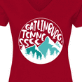 thumbnail image 4 of Inktastic Gatlinburg, Tennessee- Mountains Women's V-Neck T-Shirt, 4 of 5