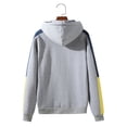 thumbnail image 4 of RKSTN Hoodies for Men Fall Fashion Soft Sweatshirt Raglan Long Sleeve Hooded Sweatshirt Casual Color Block Drawstring Pullover Hoodie Mens Sweatshirt, 4 of 9