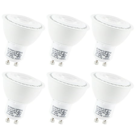 Elegant Lighting GUCOB-7-D-30-35 7 Watt Dimmable GU10 LED Bulb 3000K - Pack of (Best Gu10 Led Bulbs For Bathroom)