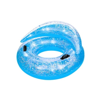 Bluescape 46" Blue Glitter Dream Pool Ring Float, Adult Unisex
