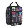 thumbnail image 2 of AJR Click Art Portable Lunch Bags Tote Shoulder Bag Insulated Lunch Boxes Picnic Beach Work, 2 of 9