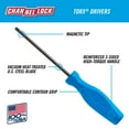 thumbnail image 3 of CHANNELLOCK T9 x 2.5-inch Professional TORX Screwdriver, Precision Machined with Non-Magnetic Tip & Tri-Lobe Grip, Ideal for Home Improvement, Made in USA (T092H), 3 of 11
