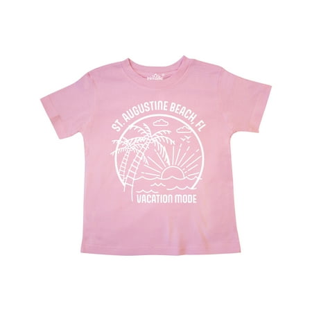 

Inktastic Summer Vacation Mode St. Augustine Beach Florida Gift Toddler Boy or Toddler Girl T-Shirt