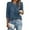 Navy, variant on Busydd Womens Tops Dressy Casual Solid Color T Shirts for Women Round Neck Pleated Womens Long Sleeve Tops 2XL