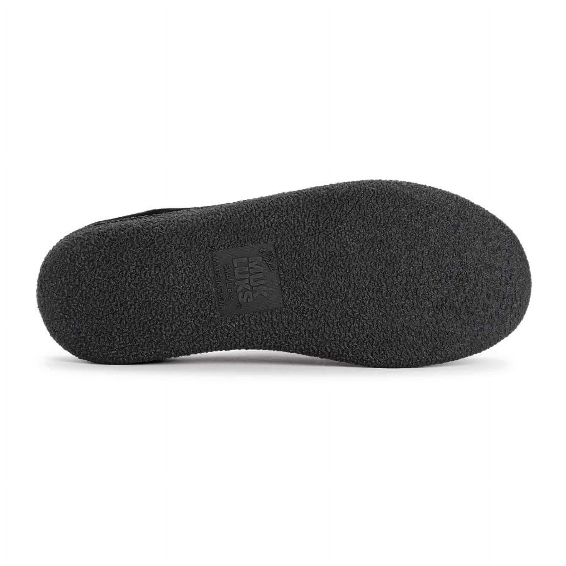 MUK LUKS Men's Staughton Slipper-Black 10