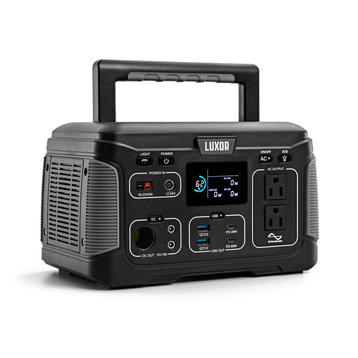 Luxor Mobile Battery Powered Ergonomic Workstation