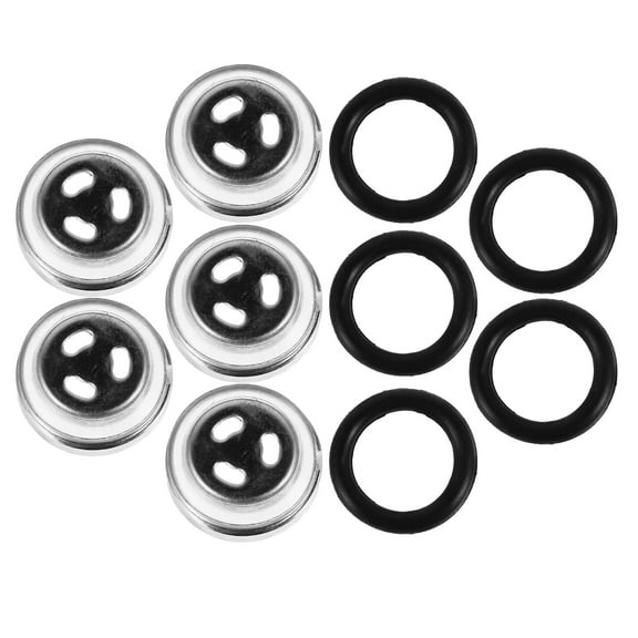 5 Pcs Motorcycle Accessories Sighting Glass Motorcycle Part Replacement Master Cylinder Silver