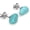 Turquoise, variant on Turquoise Earrings, Natural Raw Turquoise Stud Earring with Stainless Steel Post, Style S0541