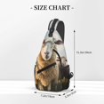 thumbnail image 2 of Sling Bag for Men, Cute Prairie Sheep Herd Fanny Pack Crossbody Bags Shoulder Chest Bag, Small Gym Bag Anti Theft Crossbody Backpack Daypack for Travel Sports Running Hiking, 2 of 7