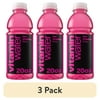 (3 pack) vitaminwater Focus Kiwi Strawberry Flavored Water Beverage, 20 fl oz Bottle