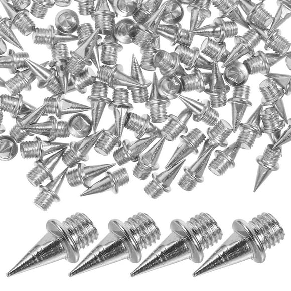 110Pcs Metal Track Spikes Hard Steel Shoe Spikes Golf Shoe Spikes Shoe Track Spikes
