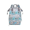 thumbnail image 3 of HengDidi Stylish Large-Capacity Water-Resistant Nylon Backpack with Multiple Pockets, Adjustable Straps & Durable Design for Travel, Daycare, and Everyday Essentials, 3 of 7