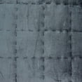 thumbnail image 3 of Parkland Collection Anajar 20x20" Solid Cotton & Fabric Throw Pillow in Charcoal, 3 of 6