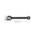 thumbnail image 2 of KAKOWELY 1 Pair Of Motorcycle Rear Shocks Lowering Metal Black Impact Reduction Suspension Stability For Daily, 2 of 7