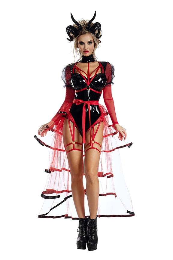 Women's Sexy Hellhound Demon Costume