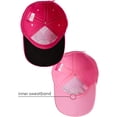 thumbnail image 3 of Disney Toddler Girls' Baseball Hats - 2 Pack Adjustable Minnie Mouse Fitted Ball Caps for Girls, 3 of 6