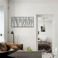 thumbnail image 4 of LuxenHome Black Abstract Trees Rectangular Metal Wall Decor, 4 of 10