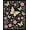 Black, Pattern 2, variant on ODIKA 4x6 Machine Washable Non-Slip Area Rug, Whimsical Animal Friends Latch Hook Kit with Playful Character Designs High Traffic Rug, Blue, 727631