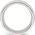 thumbnail image 2 of Sterling Silver 8mm Milgrain Comfort Fit Band (Size 8) Made In United States qcfm080-8, 2 of 5