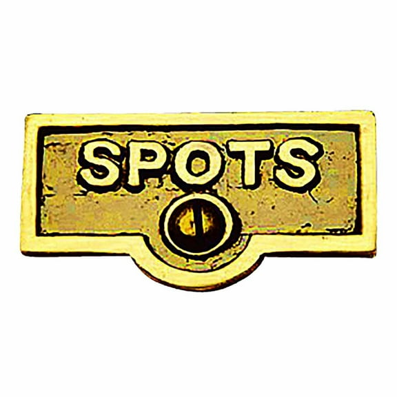 Switch Plate Tags SPOTS Name Signs Labels Lacquered Brass Traditional Engraved Wall Light Switch Cover Labels Renovators Supply