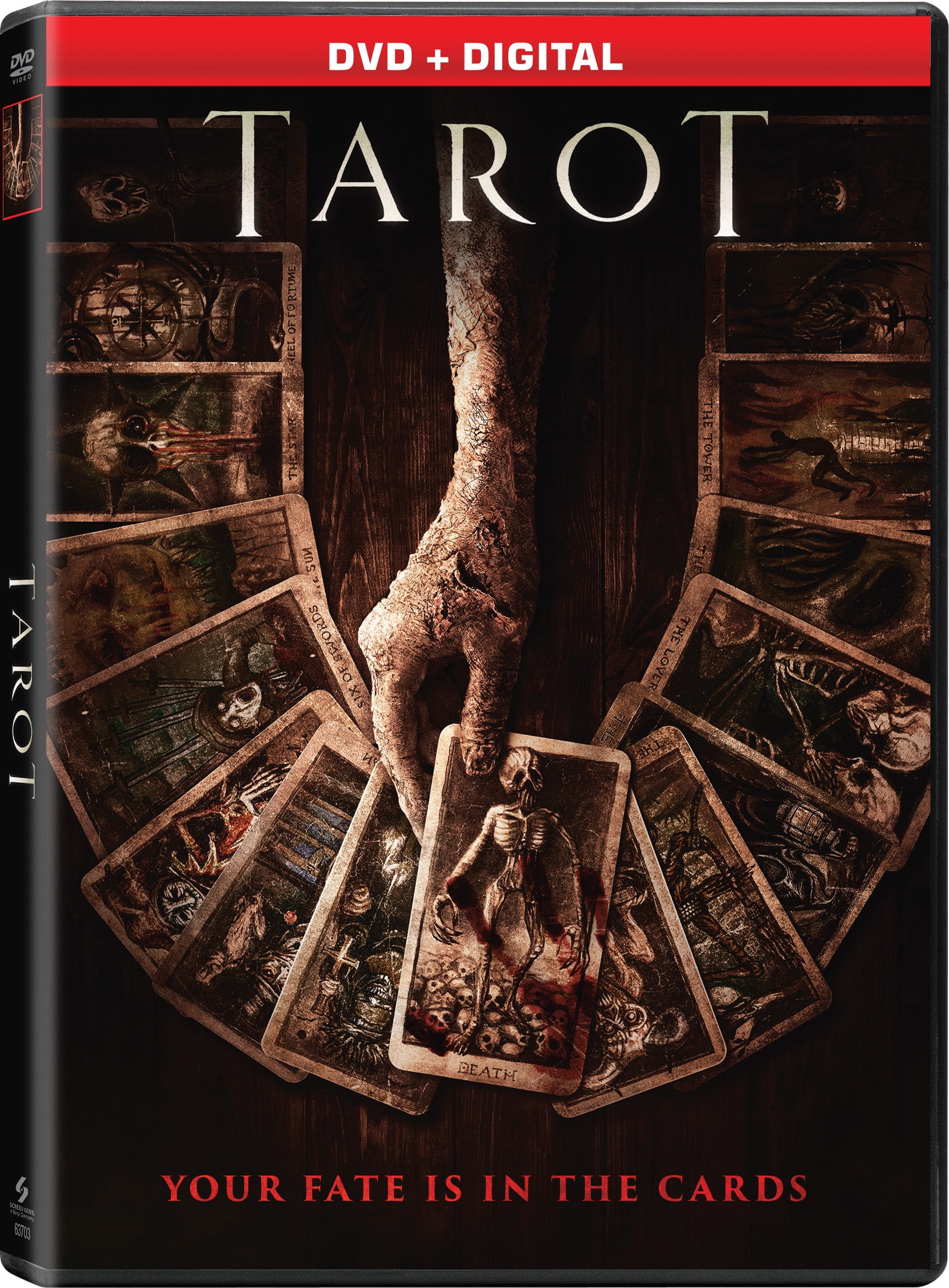 Sony, DVD + Digital Copy, Tarot, Horror, Cursed Cards, PG-13