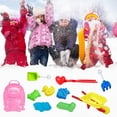 thumbnail image 2 of Kit para hacer bolas de nieve HUOGUO, juguetes de nieve de invierno para niños, 10 unidades, 2 of 5