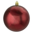 thumbnail image 3 of Northlight 12ct Shatterproof Shiny Christmas Ball Ornament Set 4" - Burgundy, 3 of 4