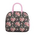 thumbnail image 2 of Lunch Bag Lunch Box for Women Reusable Insulated Lunch Cooler Bags,Large Capacity for Work Travel Picnic,Water-Resistant Pioneer Colorful Floral Lunch Tote Bag Gifts for Woman Mom Pink, 2 of 6