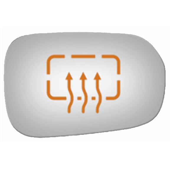 Burco Side View Mirror Replacement Glass - Clear Glass - 3653H