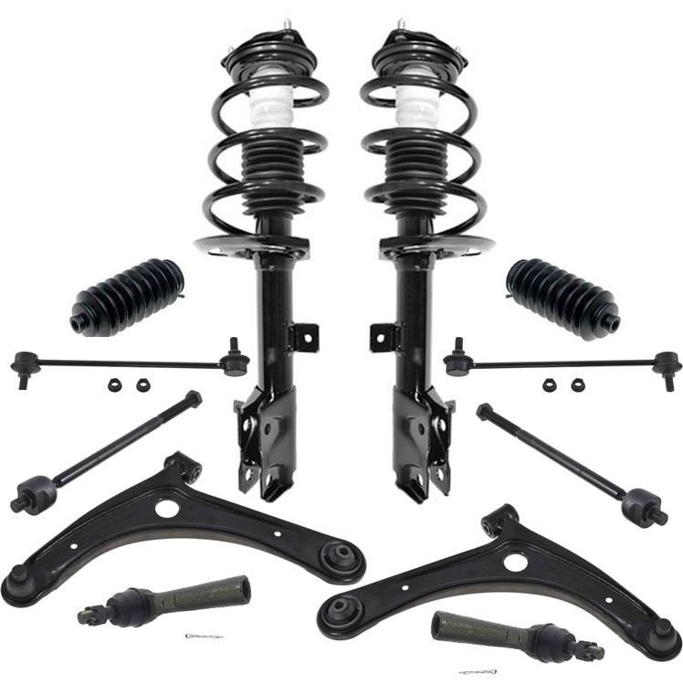 Suspension Steering Chassis Kit 12pc for Jeep Patriot Sport 4 Wheel