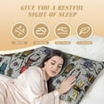 thumbnail image 6 of Rateoe Long Body Pillow Cover, 20x54 Inches Body Pillow Cases, Soft Brushed Microfiber Zipper Design, Bright Insects -Pillows Not Included, 6 of 7