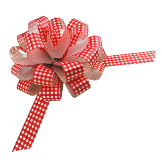  GWHOLE 60 Pcs 5'' White Ribbon Pull Bows for Gift Wraps,  Wedding Decor : Health & Household