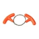 thumbnail image 2 of de alambre de acero inoxidable, de cable de metal, herramienta de corte de tubos de PVC de 27,56 pulgadas, de cuerda de bolsillo naranja, 2 of 8