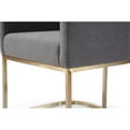 thumbnail image 5 of Modrest Yukon Upholstered Modern Fabric Dining Chair in Dark Gray, 5 of 5