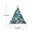 thumbnail image 3 of Balery Colorful Fishing Baits Pattern Santa Hat Christmas Hat Funny Christmas Hat Christmas Knitted Beanie Hat For Kids, 3 of 6