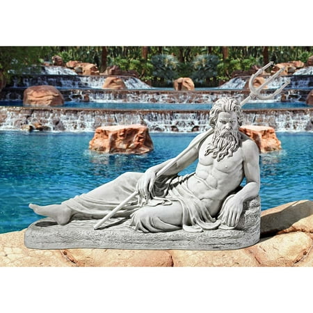 Design Toscano Neptune of St. John's Lock, River Thames Statue