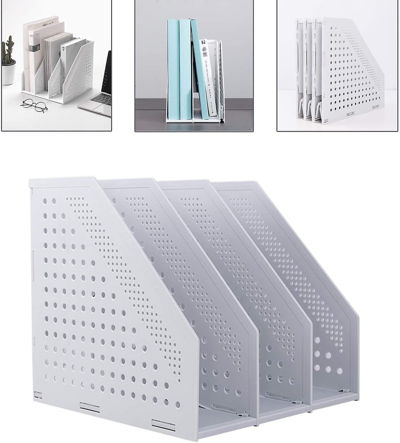 Collapsible Magazine File Holder/desk Organizer For Office Organization